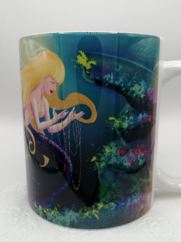 Treasure hunting mermaid Art-Mug - Afbeelding 6