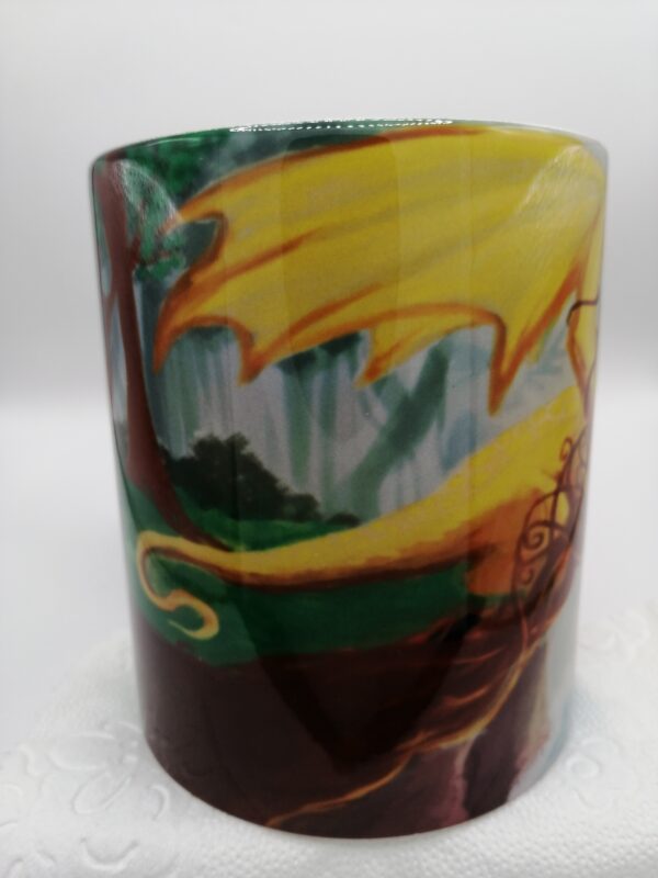 Guardian dragon Art-Mug - Afbeelding 3