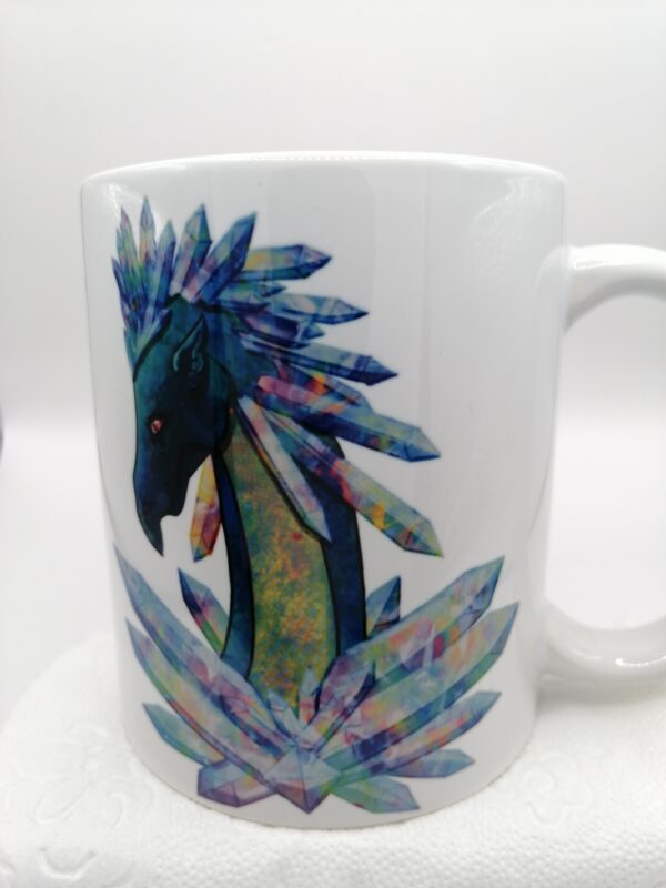 crystal dragon Art-Mug - Afbeelding 5